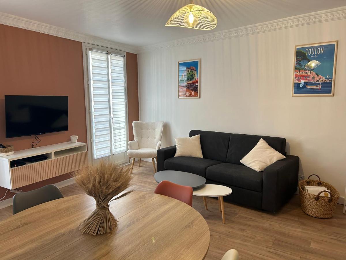 Duplex Climatise Proche Port Toulon Lägenhet Exteriör bild